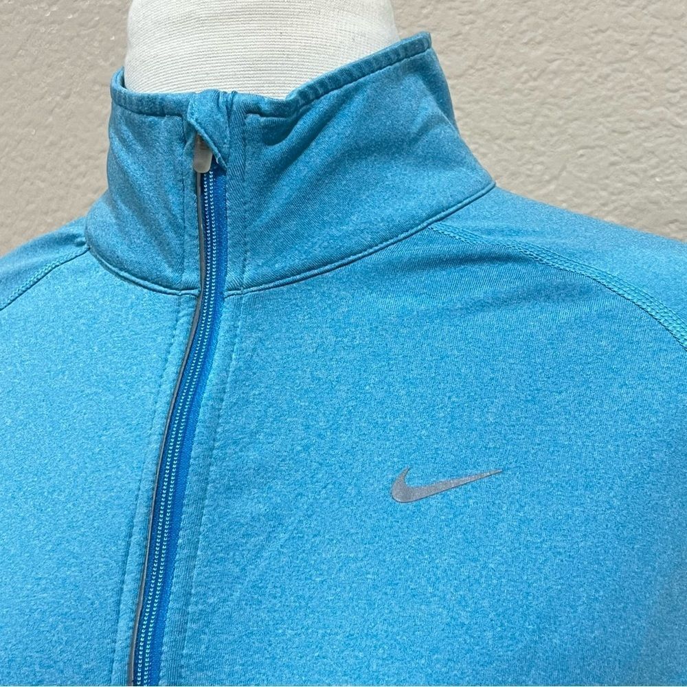 Nike Element Blue Dri-Fit Half Zip Top Size Medium - Picture 3 of 14